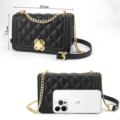 Dollcini Steppelt Női Futártáska – Elegáns, Aranyláncos Válltáska