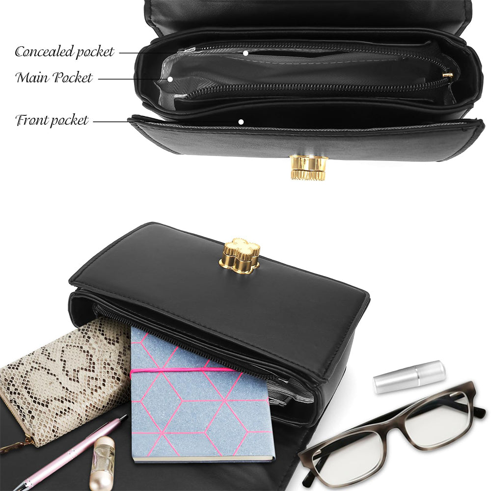 Dollcini Steppelt Női Futártáska – Elegáns, Aranyláncos Válltáska