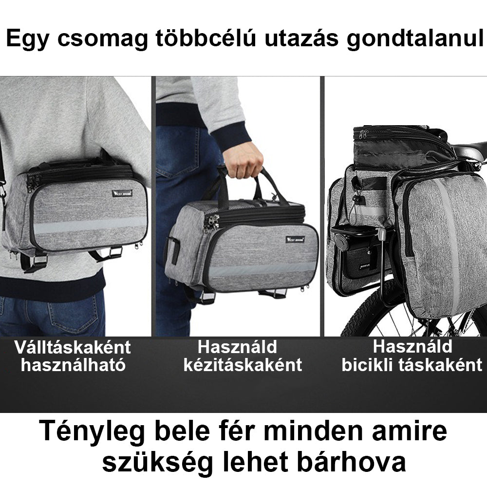 Dollcini Vízálló Biciklis Csomagtartó Táska – Többfunkciós