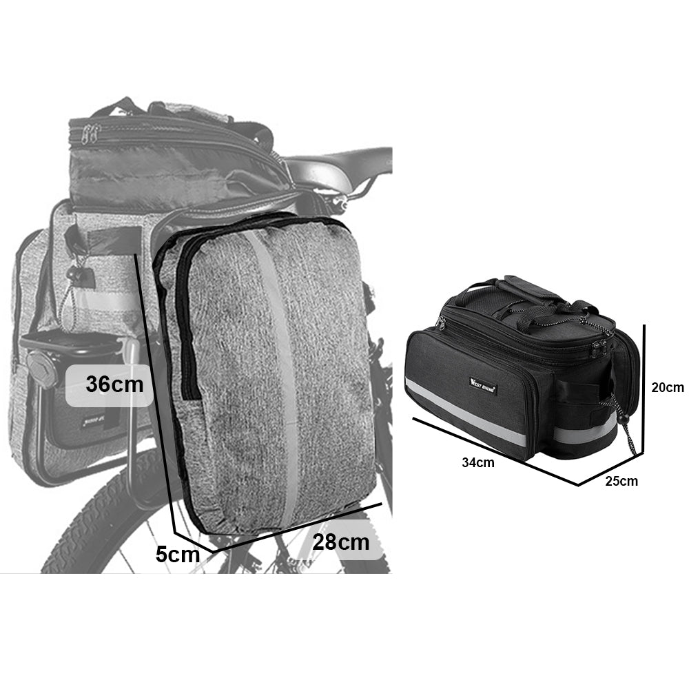 Dollcini Vízálló Biciklis Csomagtartó Táska – Többfunkciós