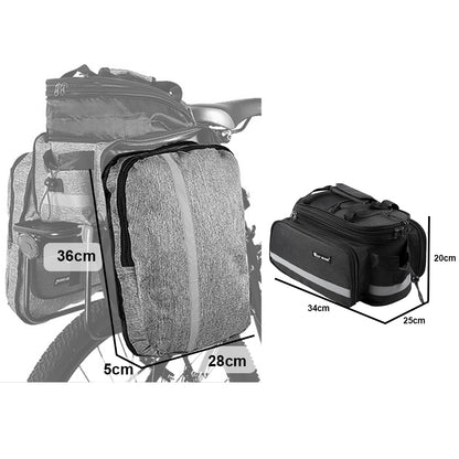 Dollcini Vízálló Biciklis Csomagtartó Táska – Többfunkciós