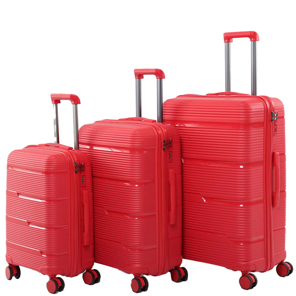 Dollcini Világjáró Bőrönd Szett – Könnyű és Erős Utazóbőröndök