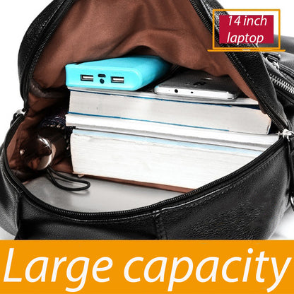 Dollcini Férfi Laptophátizsák – Vízlepergető, Műbőr, 14” Laptophoz