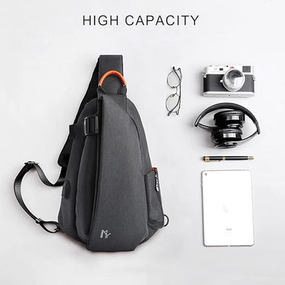 Dollcini Sport Válltáska – USB Porttal, Vízálló, Uniszex