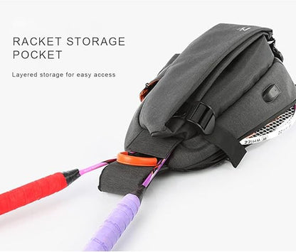 Dollcini Sport Válltáska – USB Porttal, Vízálló, Uniszex