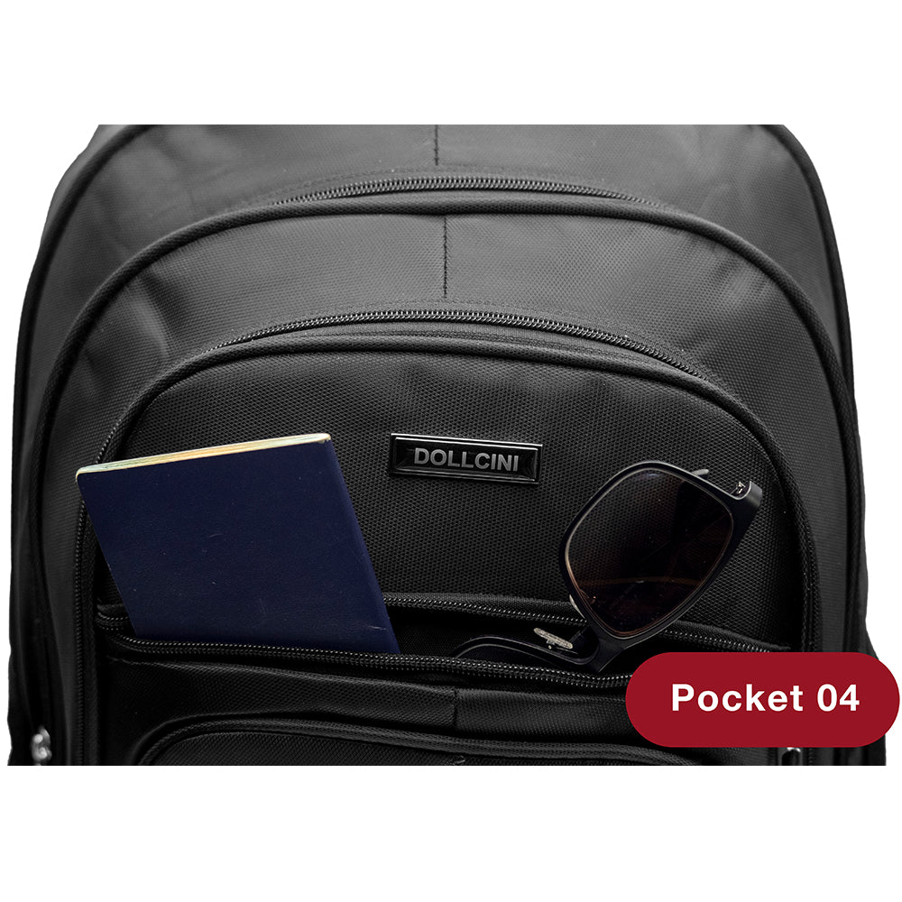 Dollcini MetroTech Uniszex Laptop Hátizsák – Utazóhátizsák, 17"-os Laptophoz, 7 Változat