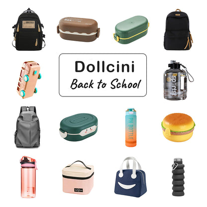 Dollcini Uniszex Iskolatáska – Könnyű, Divatos Hátizsák