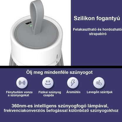 Dollcini Otthon USB Szúnyogirtó Lámpa – UV Fényes Rovarcsapda