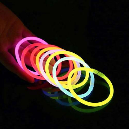 Dollcini 100 db-os Világító Pálcika Szett – Bulikra, Fesztiválra