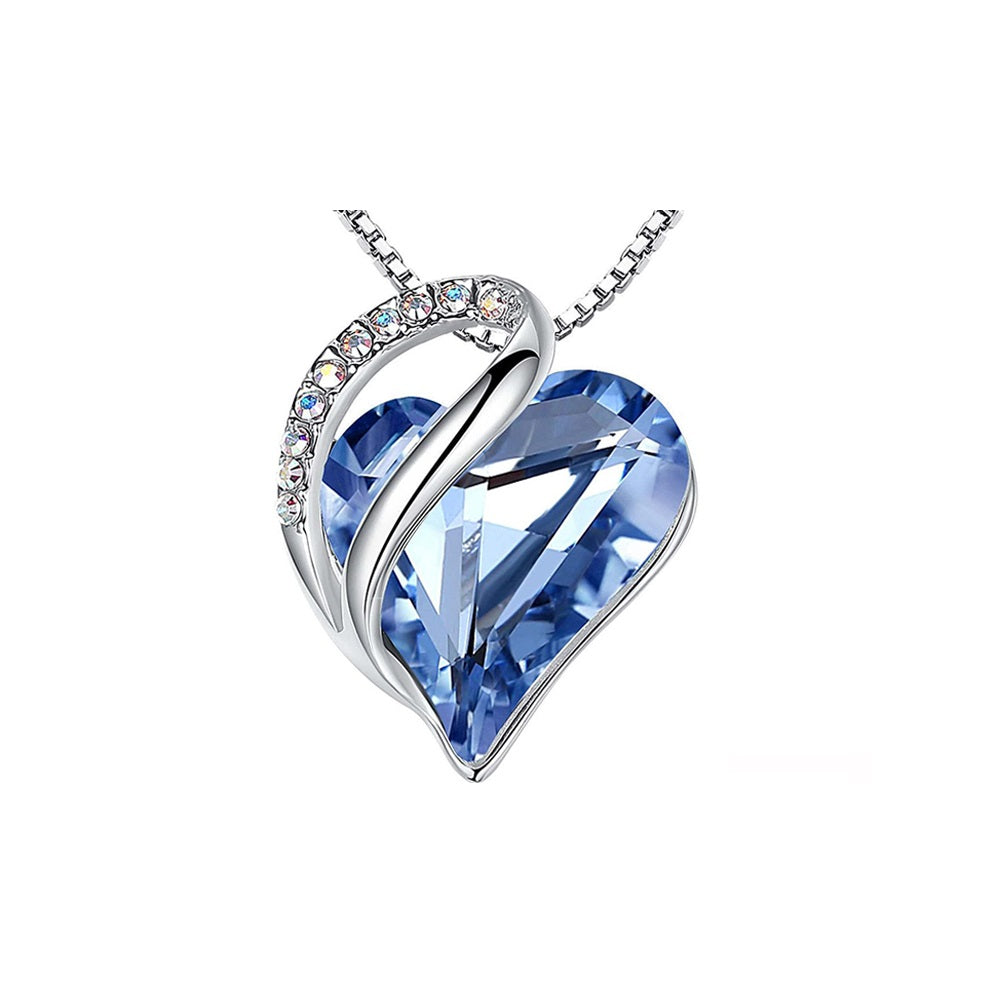 Dollcini Ezüst Szív Ékszer – Kristály Nyaklánc vagy Fülbevaló Külön, illetve Ékszerszettben