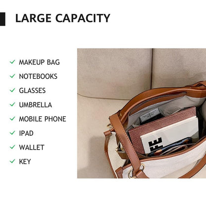 Dollcini Női Vászon Hordtáska – Alkalmi Cipzáras Válltáska Utazáshoz