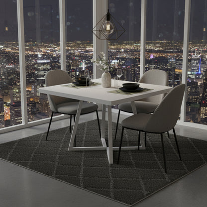 Dollcini Otthon Modern Étkezőasztal, 80x80 cm – Kis Terekbe, Több színben