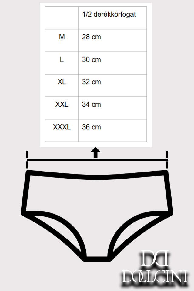 Dollcini, Klasszikus női bugyi, Virágmintás Csipkés Női Bugyi,95% Pamut + Spandex-Többszínű, 6 db-os Csomag