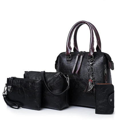 Dollcini 4 Részes Műbőr Táskaszett – Kézitáska és Válltáska