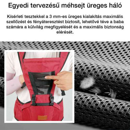 Dollcini Ergonomikus Babahordozó – Többpozíciós, 15 kg-ig