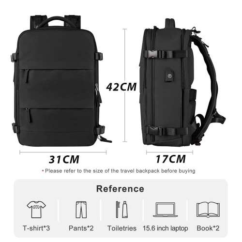 Dollcini Vízálló Férfi Utazóhátizsák – Karcálló, Dupla Cipzár