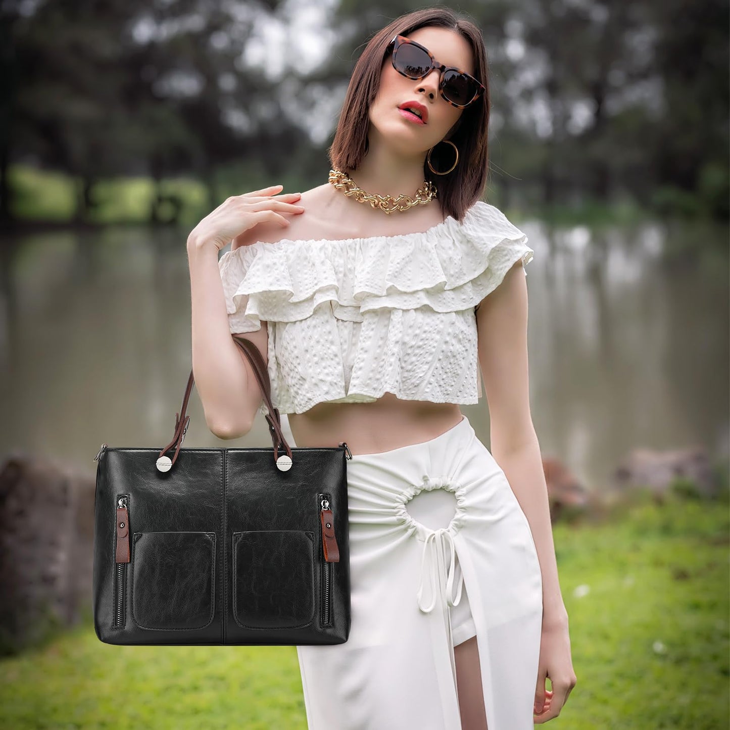 Dollcini Prémium Női Kézitáska – Nagyméretű Műbőr Táska