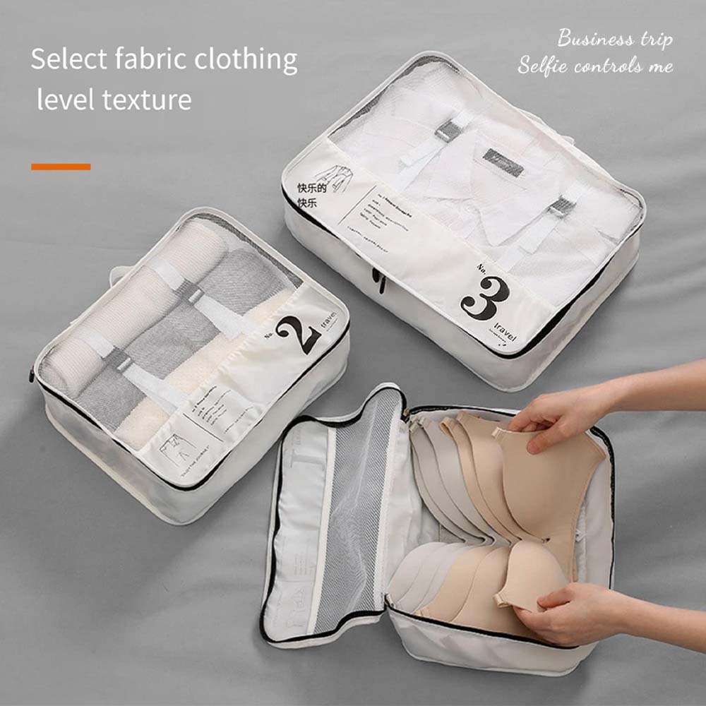 Dollcini 6 Darabos Bőröndrendszerező Szett – Vízálló, Utazáshoz