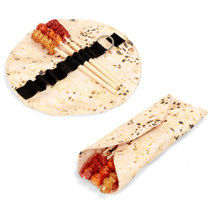 Dollcini Tortilla Tolltartó – Feltekerhető Vászon Tolltáska