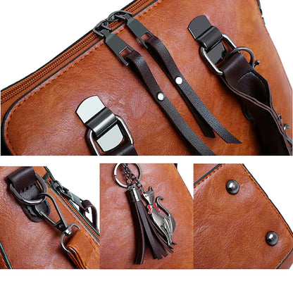 Dollcini 4 Részes Műbőr Táskaszett – Kézitáska és Válltáska