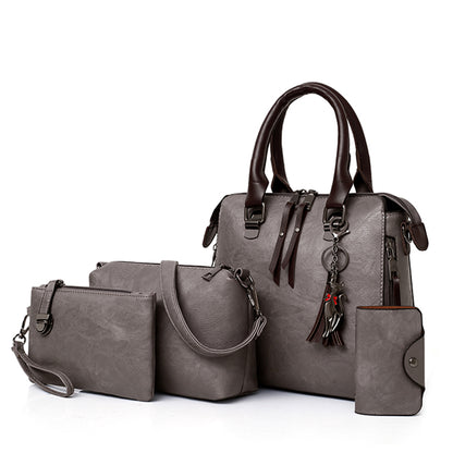 Dollcini 4 Részes Műbőr Táskaszett – Kézitáska és Válltáska