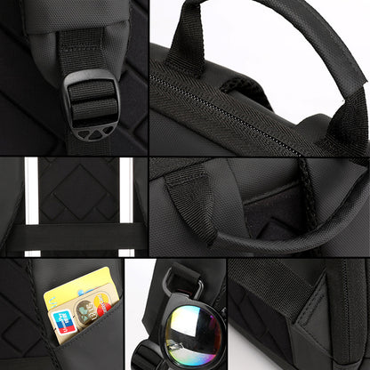 Dollcini Uniszex Laptop Hátizsák 15.6”-os Laptophoz – Vízálló, Praktikus, Fekete